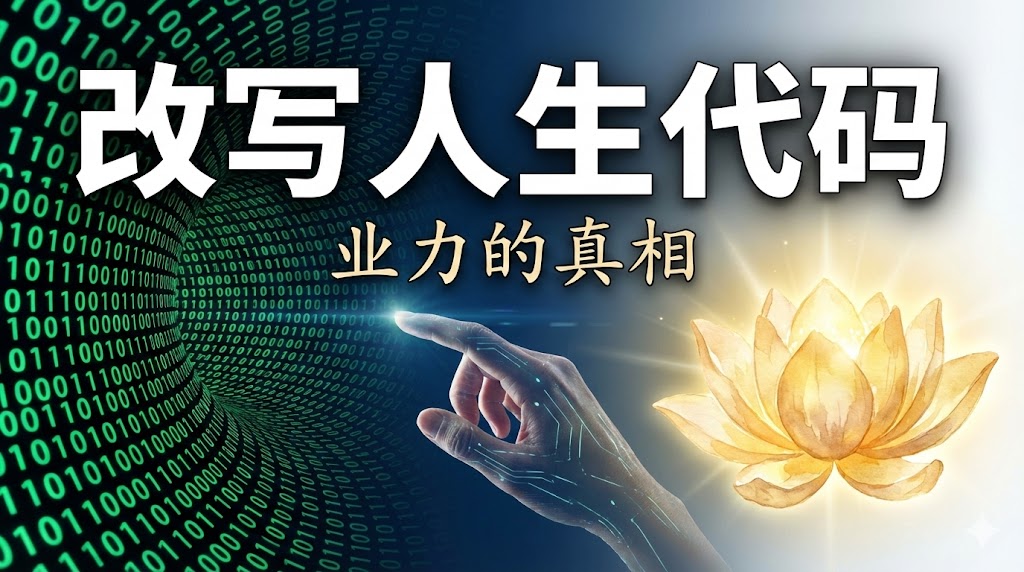如何改写人生代码？佛陀对“业力系统”的如实解析 (不是你想的那样)