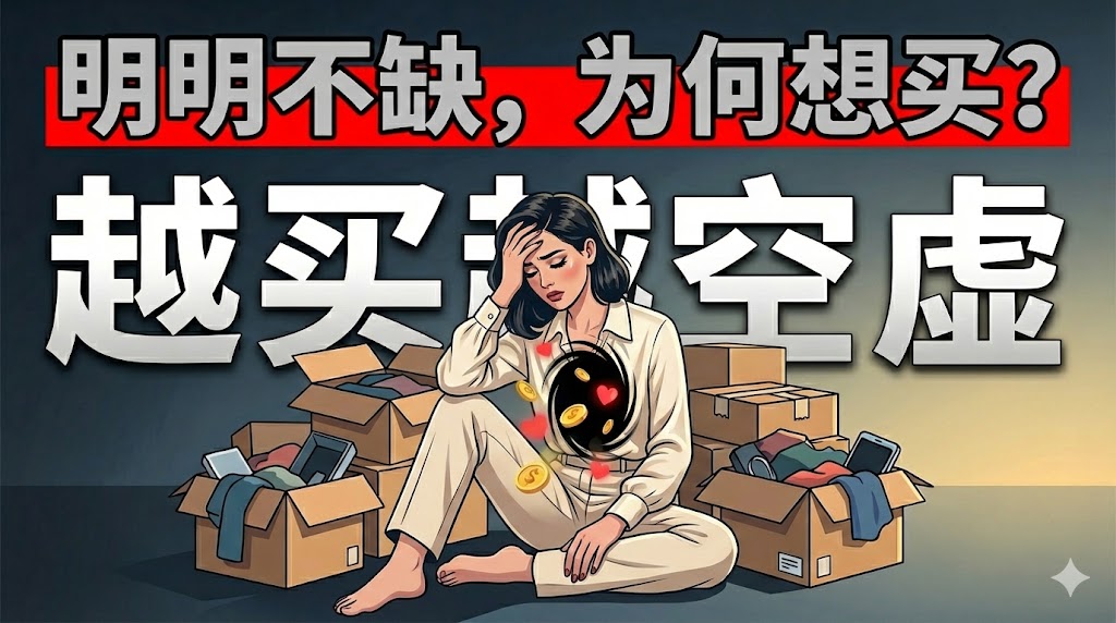 拆快递就后悔？揭秘“买买买”背后的心理黑洞，一招戒掉购物成瘾！