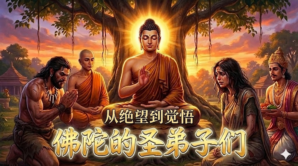 当你失去一切时该怎么办？看佛陀如何引导绝望的灵魂转凡成圣！