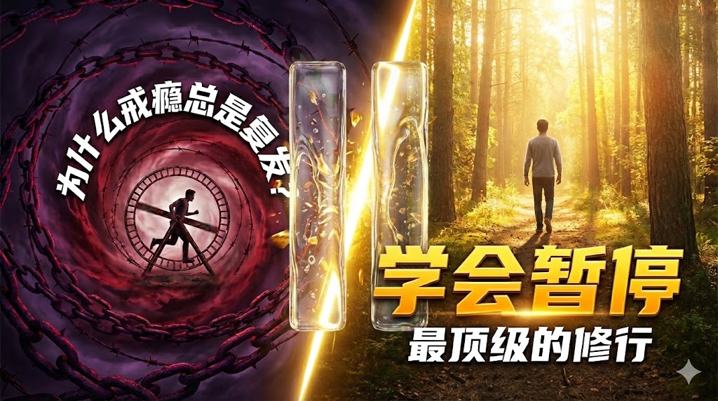 为什么戒瘾总是复发？在冲动与回应之间，学会“暂停”是最高级的修行（MBRP基于正念的复发预防）