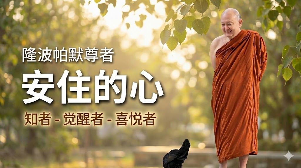 隆波帕默尊者揭秘：心如何“安住”成为知者、觉醒者、喜悦者？