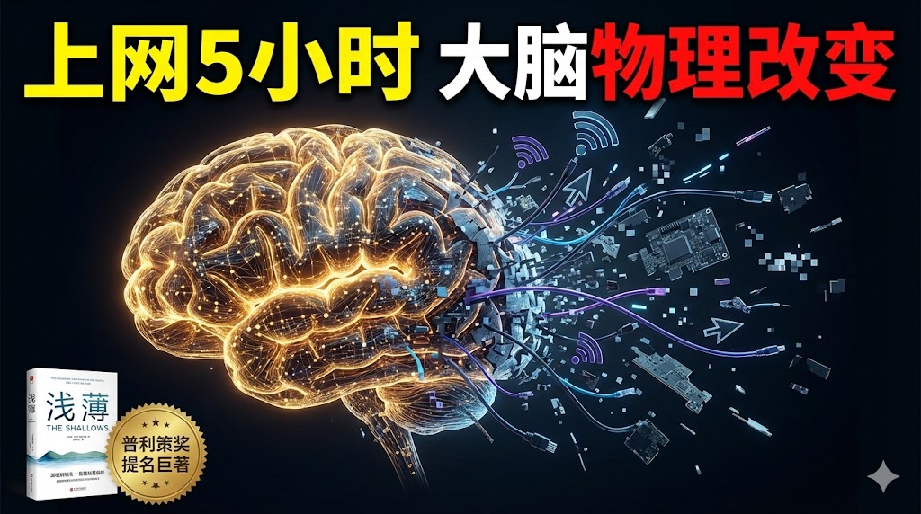 《浅薄》：仅需5小时！互联网如何物理改变你的大脑结构？