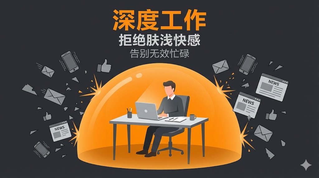 为何沉迷于“肤浅快感”？告别假装努力，重获“深度工作”能力