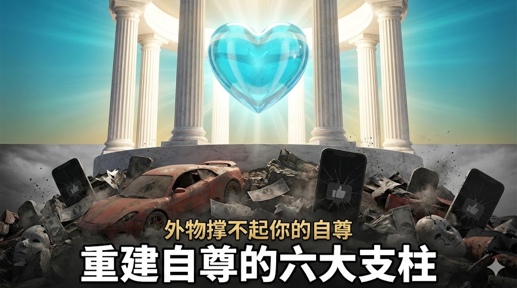 缺爱、敏感、想太多？《自尊的六大支柱》帮你破解“伪自尊”的陷阱！