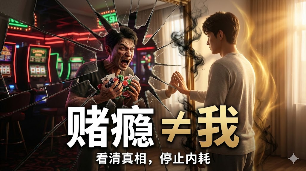 “我不是我的赌瘾”：停止自我攻击的戒赌心法（只需5步）
