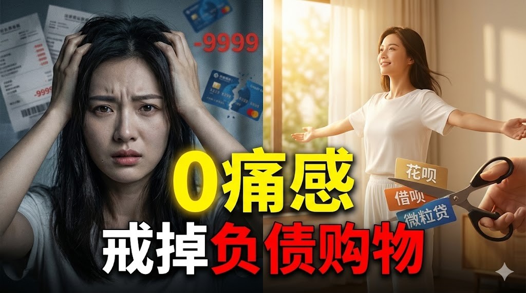 0痛感戒掉购物瘾：不牺牲生活质量，也能快速摆脱负债（亚伦卡尔轻松戒债法）