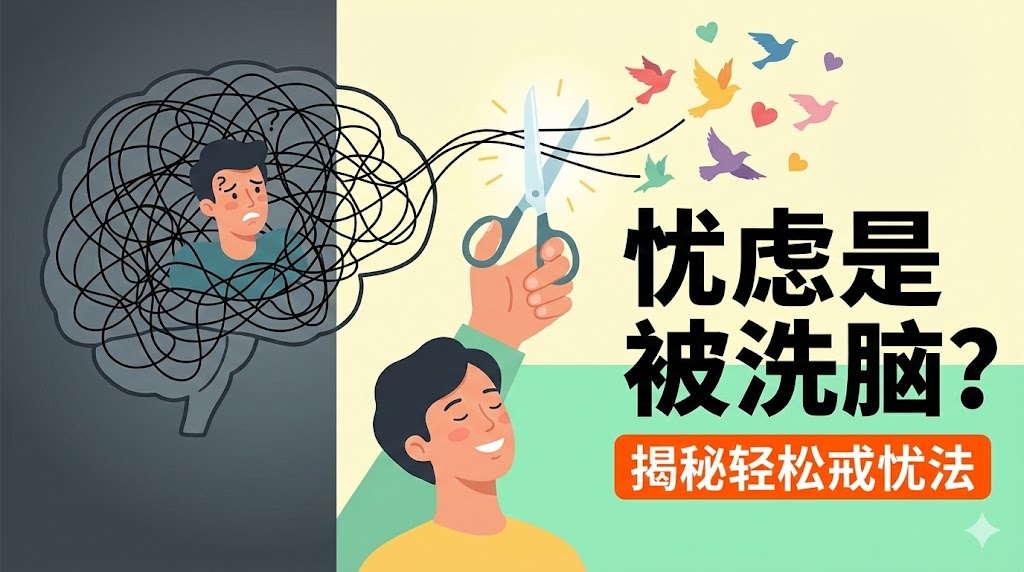 99%的忧虑是被“洗脑”的结果？揭秘让千万人受益的“轻松戒忧法”
