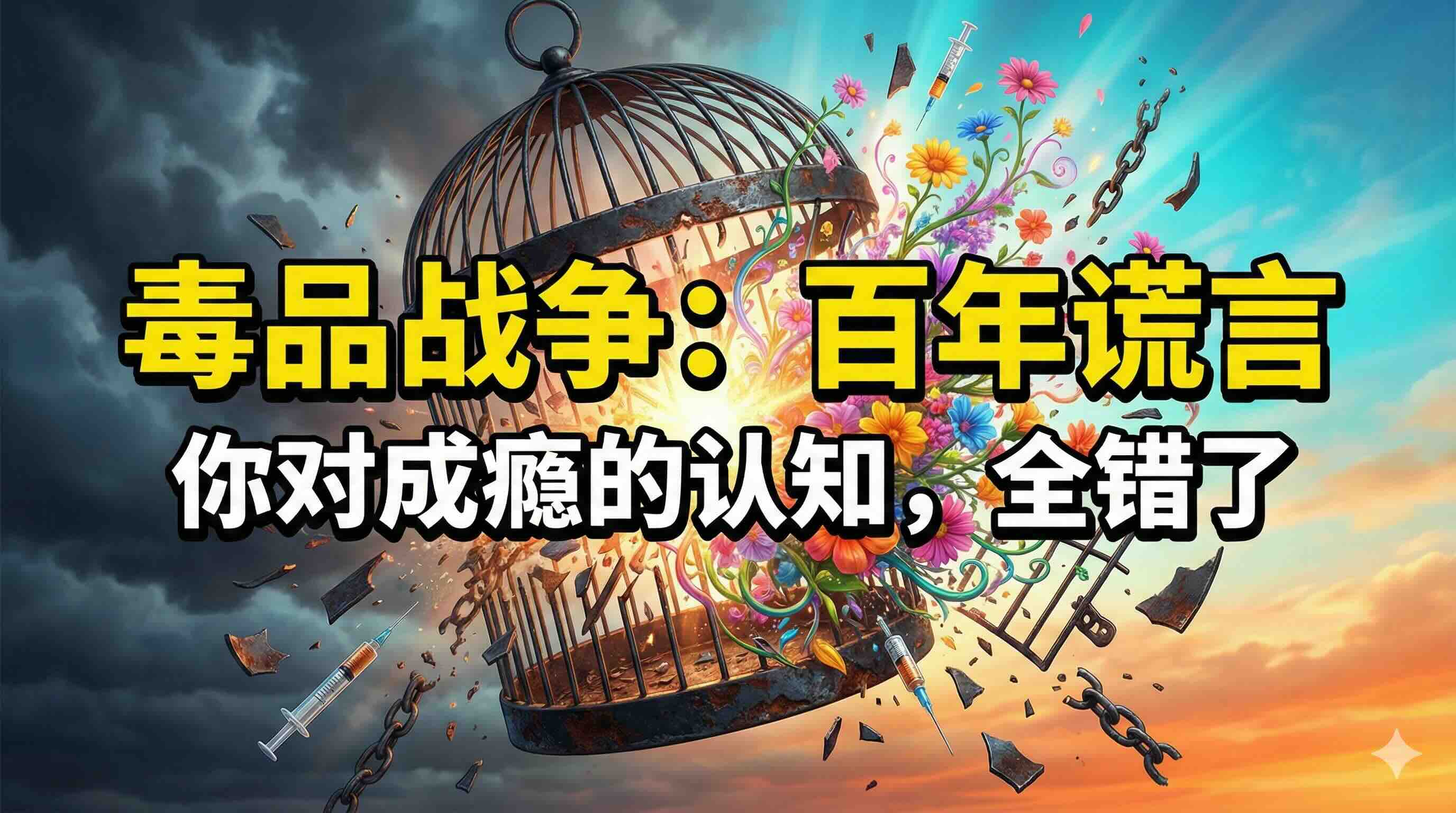 追逐尖叫：毒品战争的百年谎言——你对成瘾的认知，全错了