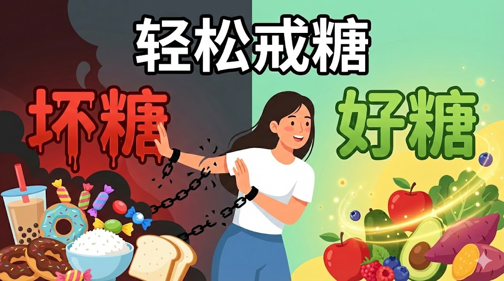 戒糖还在靠意志力硬抗？分清“好糖”、“坏糖”才是破局关键！